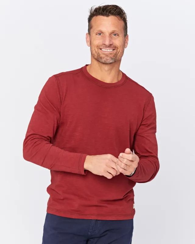 Aero Slub Long Sleeve Tee sold by Agave