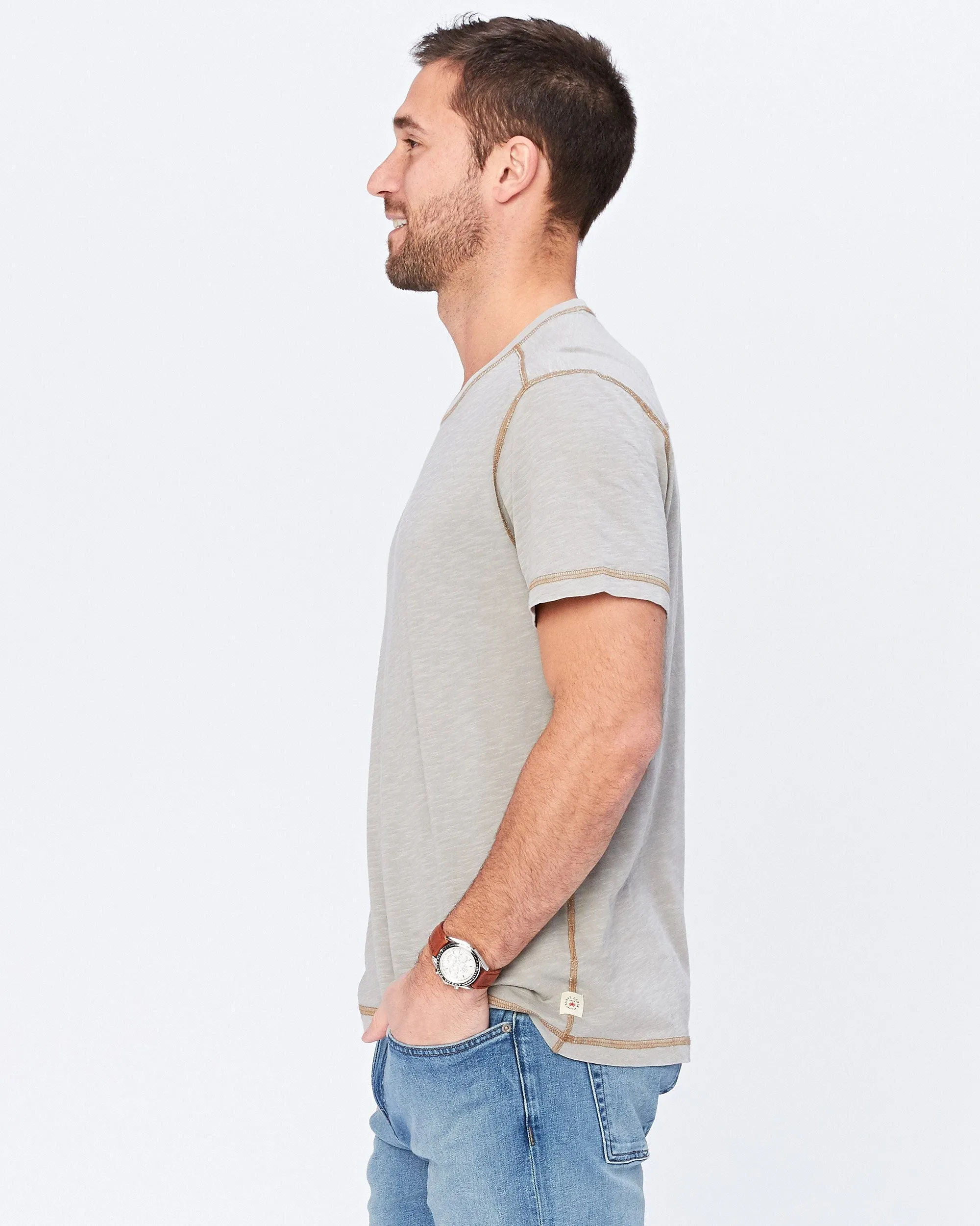 Skeg Short Sleeve Slub Jersey Crew sold by Agave product image thumbnail 4