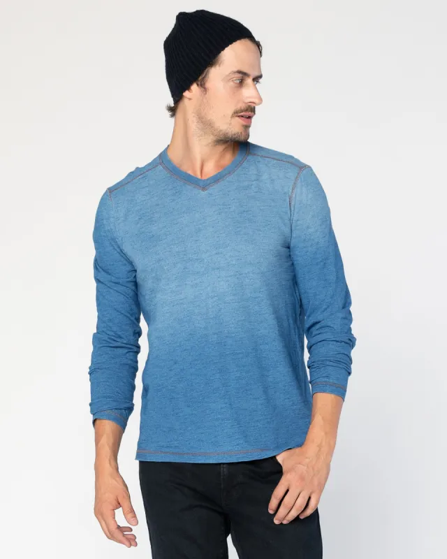 Ellis Indigo Jersey Long Sleeve Tee sold by Agave