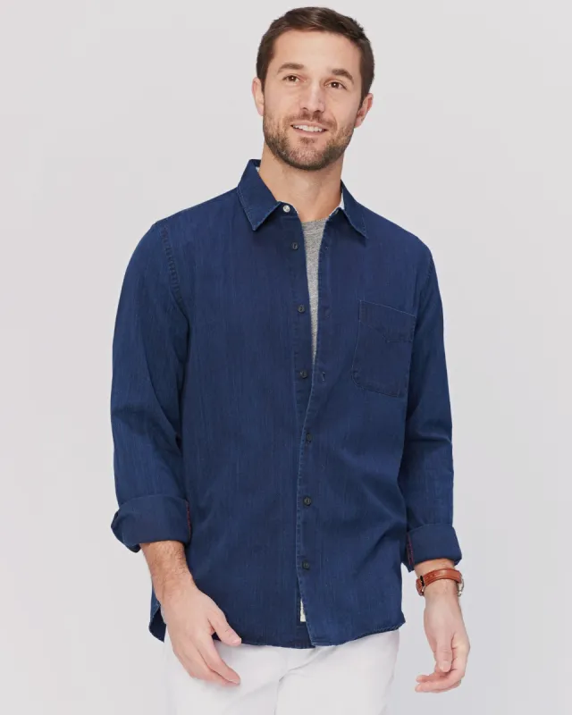Sendai Long Sleeve Button Up sold by Agave