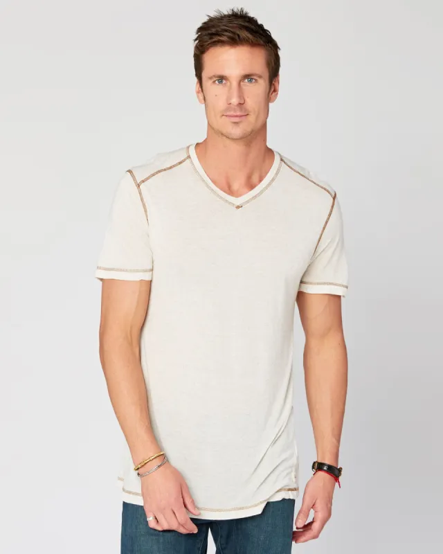 Tollis V Neck Tee sold by Agave
