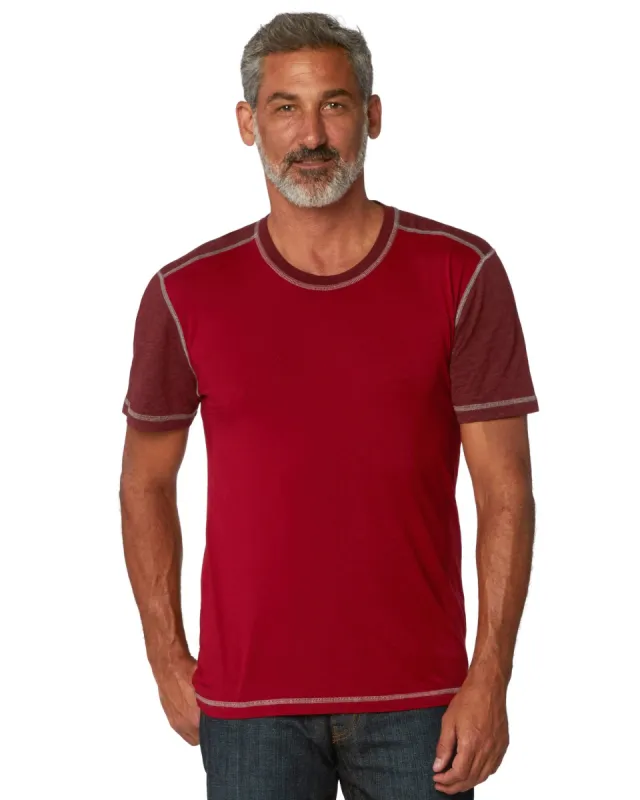 Brett Short Sleeve Crew sold by Agave