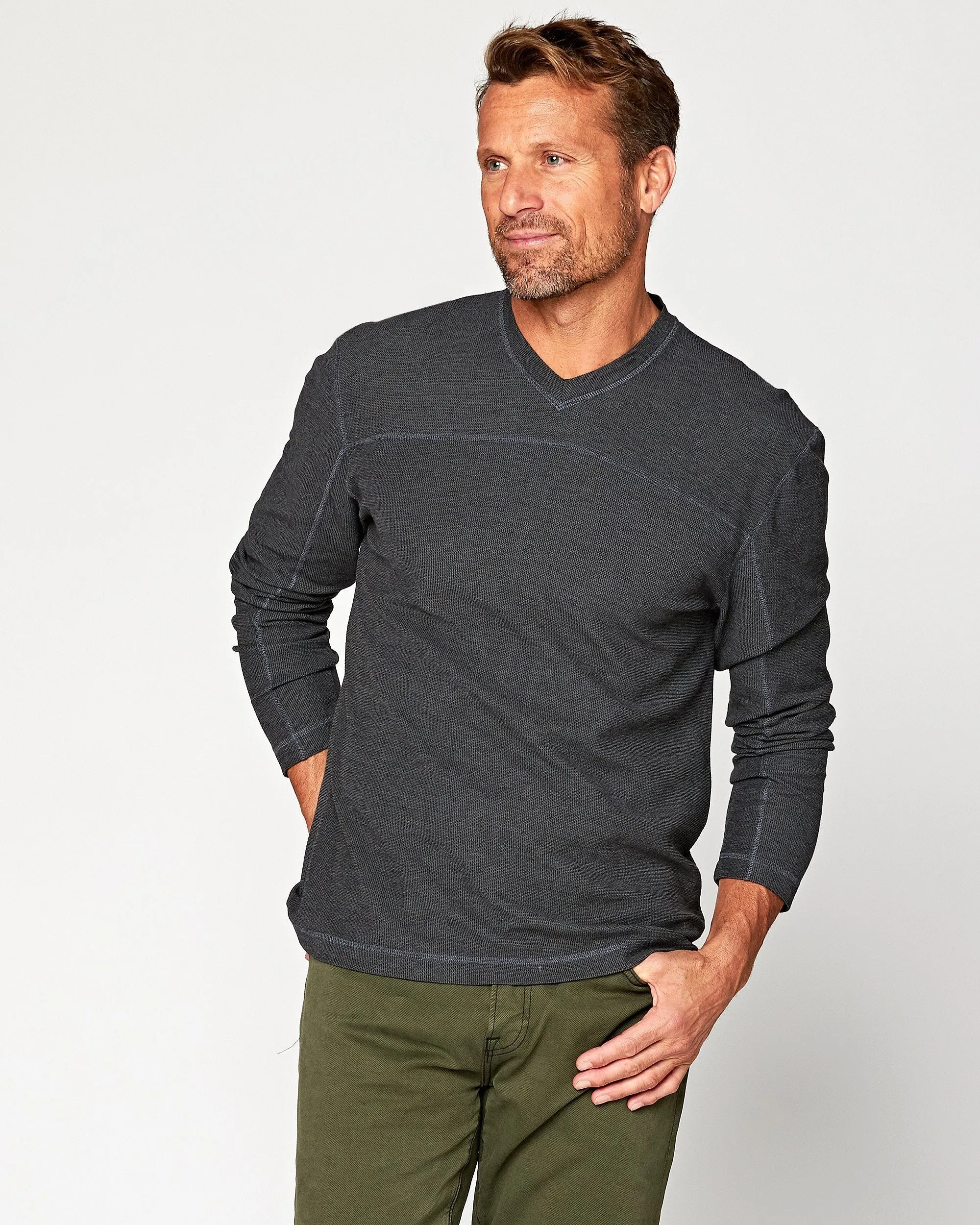 Torrey Long Sleeve V-Neck sold by Agave