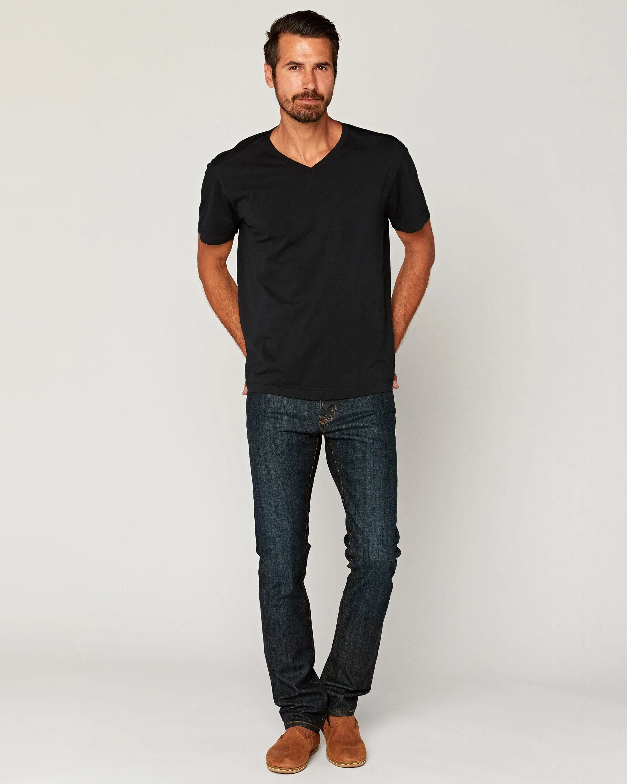 Agave Supima V-Neck Tee sold by Agave product image thumbnail 3