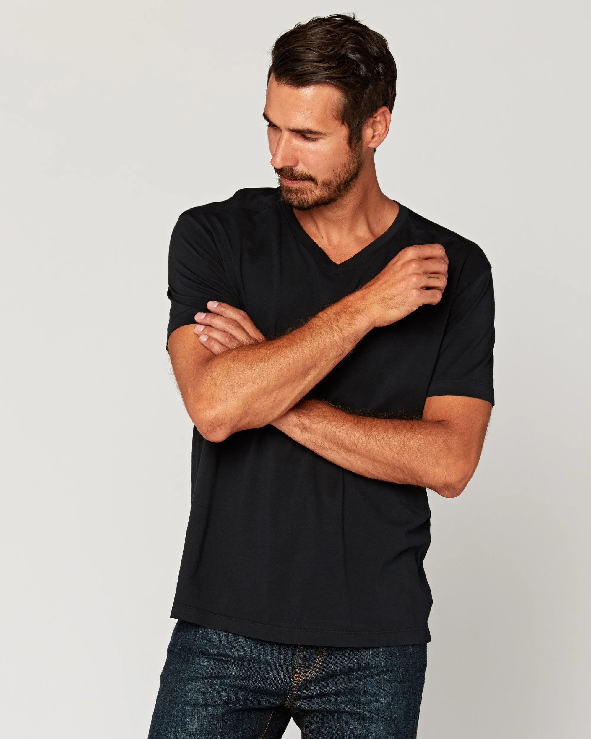 Agave Supima V-Neck Tee sold by Agave product image thumbnail 4