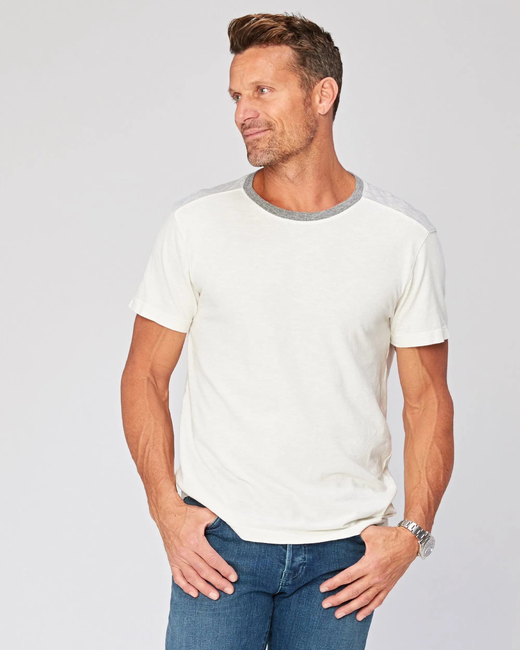 Linden Crew Neck Tee sold by Agave