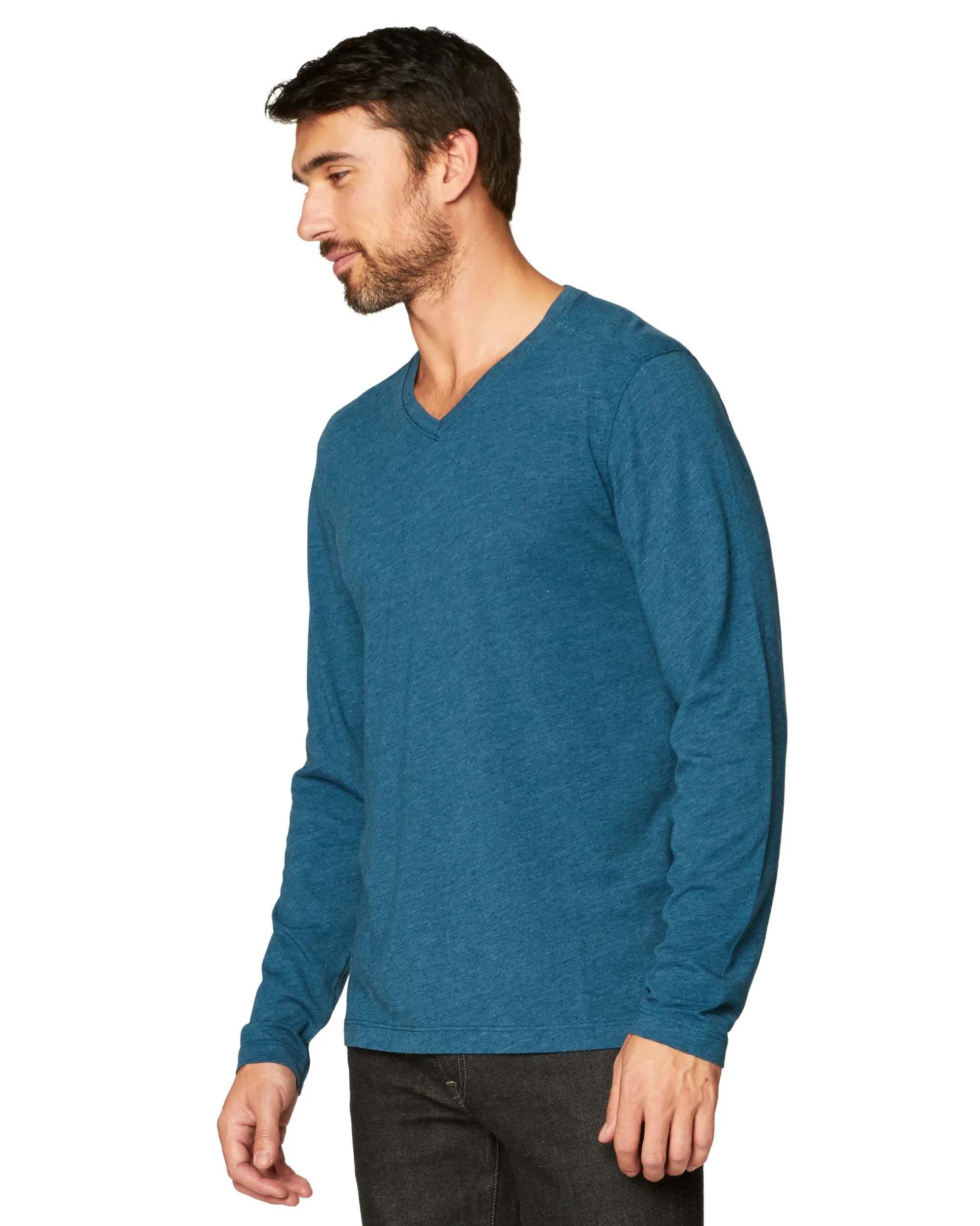 Feathering Long Sleeve Vee sold by Agave product image thumbnail 3