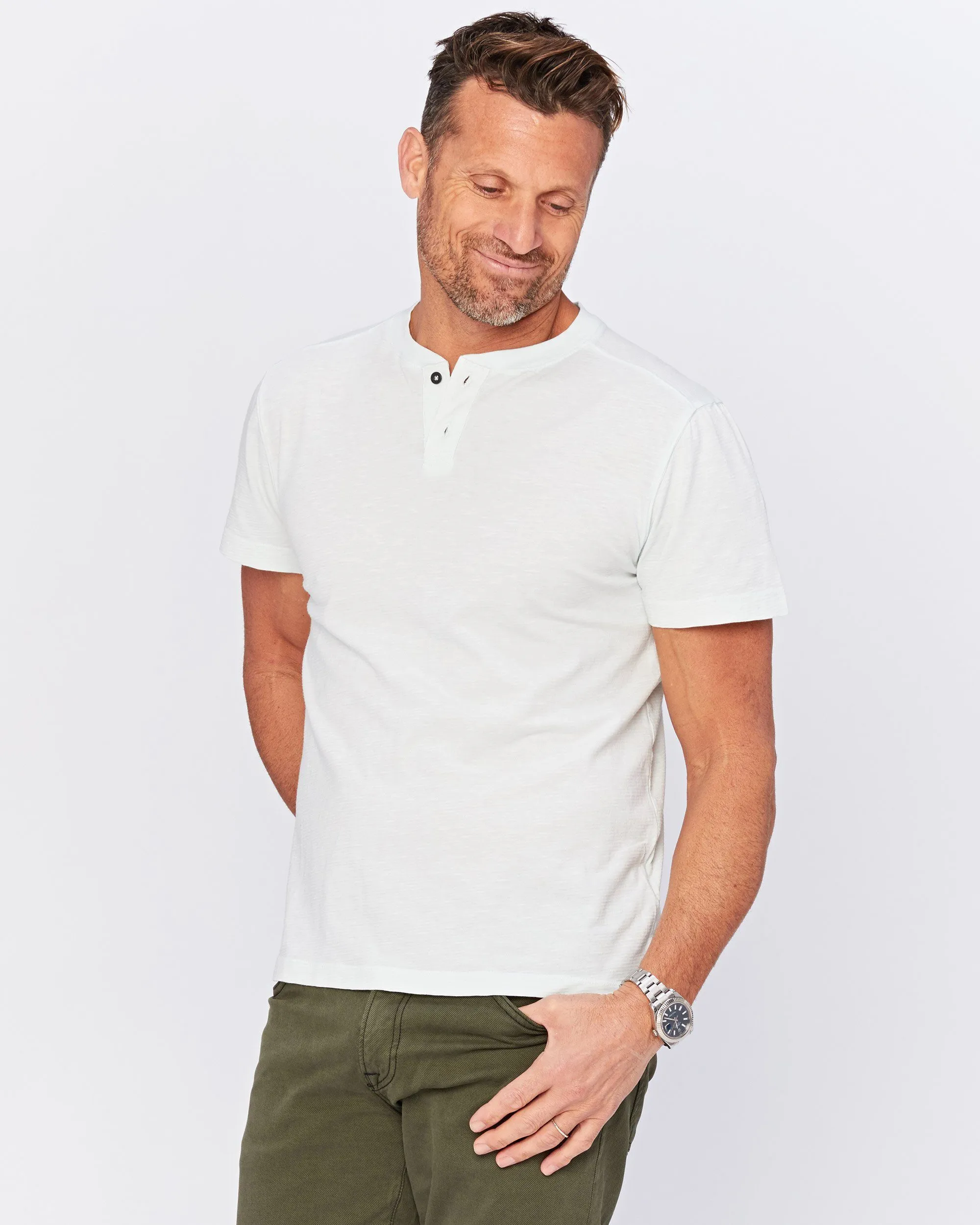 Miki Short Sleeve Henley sold by Agave product image thumbnail 2