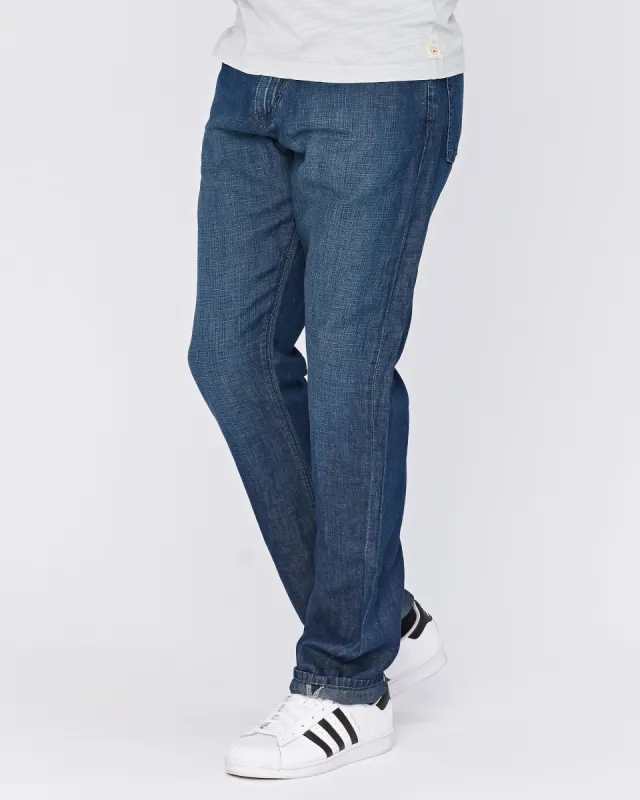 No. 7 Waterman Relaxed Fit Deep Marine Linen sold by Agave