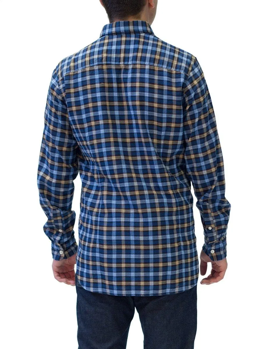Prepster Lincon City Indigo Plaid sold by Agave