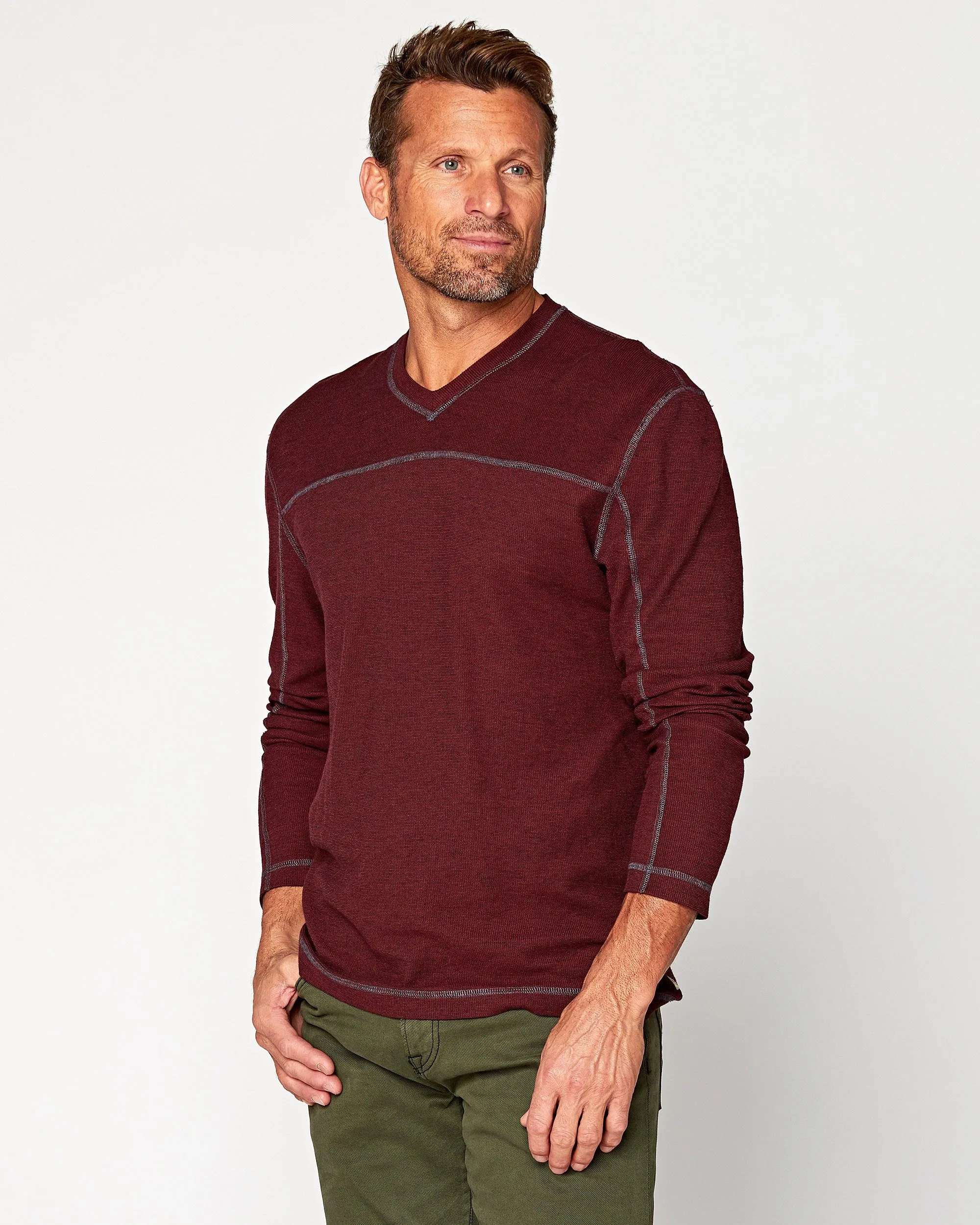 Torrey Long Sleeve V-Neck sold by Agave product image thumbnail 3