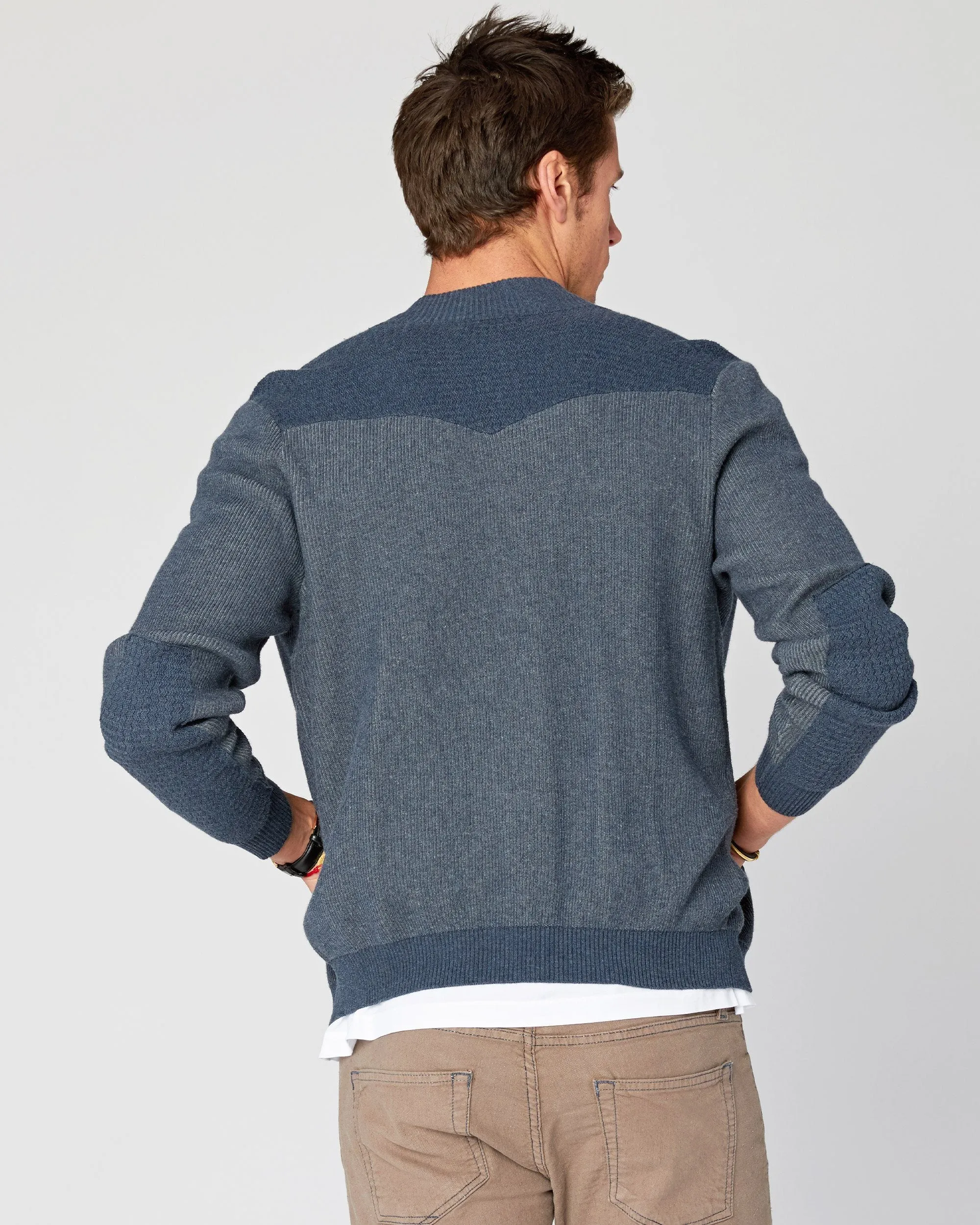 Beacon Full-Zip Mock Sweater sold by Agave product image thumbnail 2