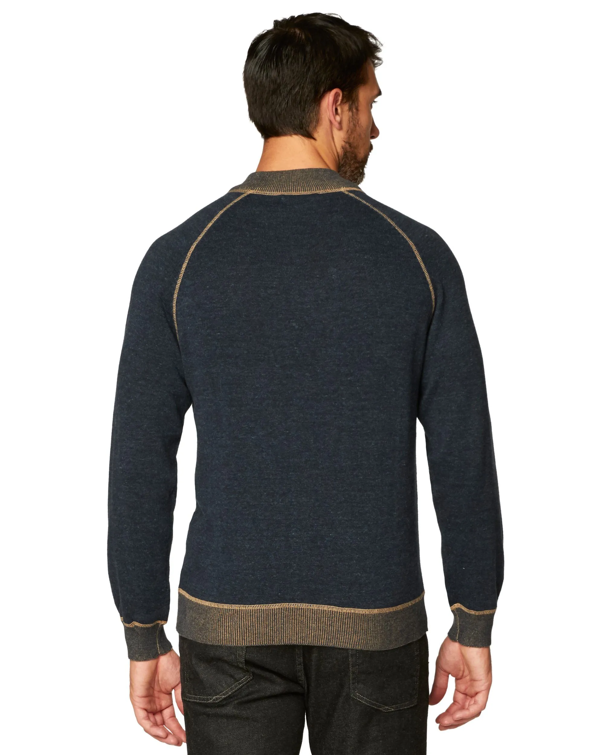 Victory At Sea Supima Zip Mock sold by Agave product image thumbnail 2