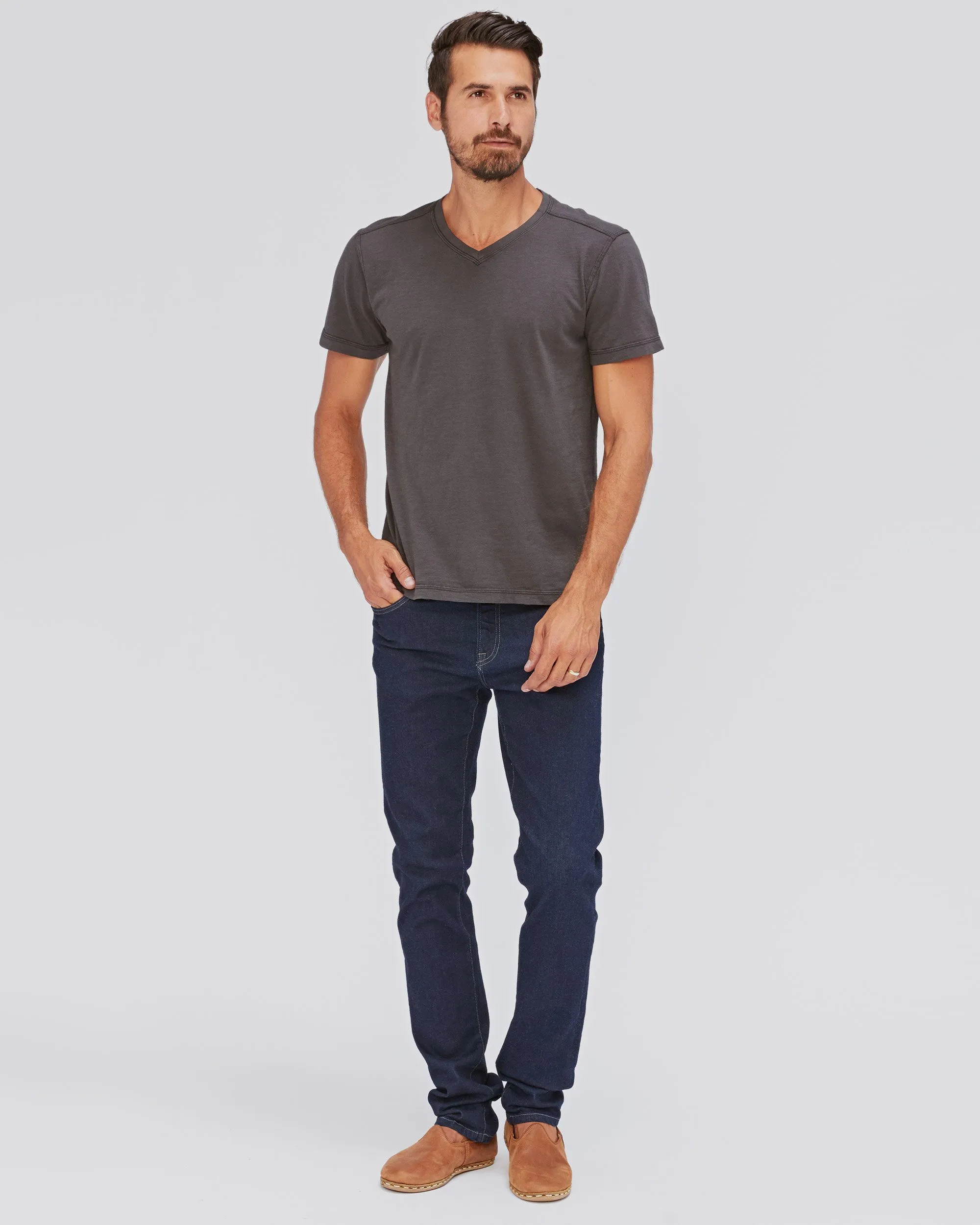 PCH Slub V Neck Tee sold by Agave product image thumbnail 4