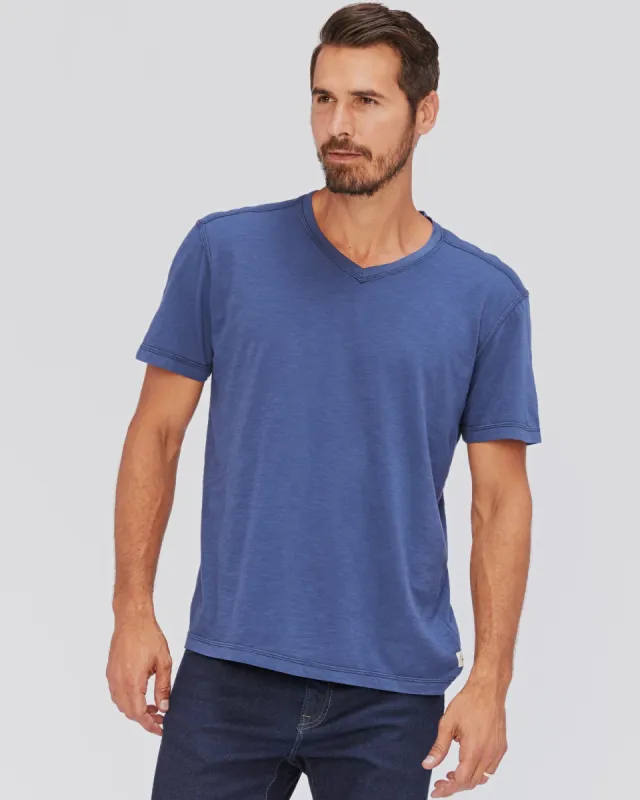 PCH Slub V Neck Tee sold by Agave