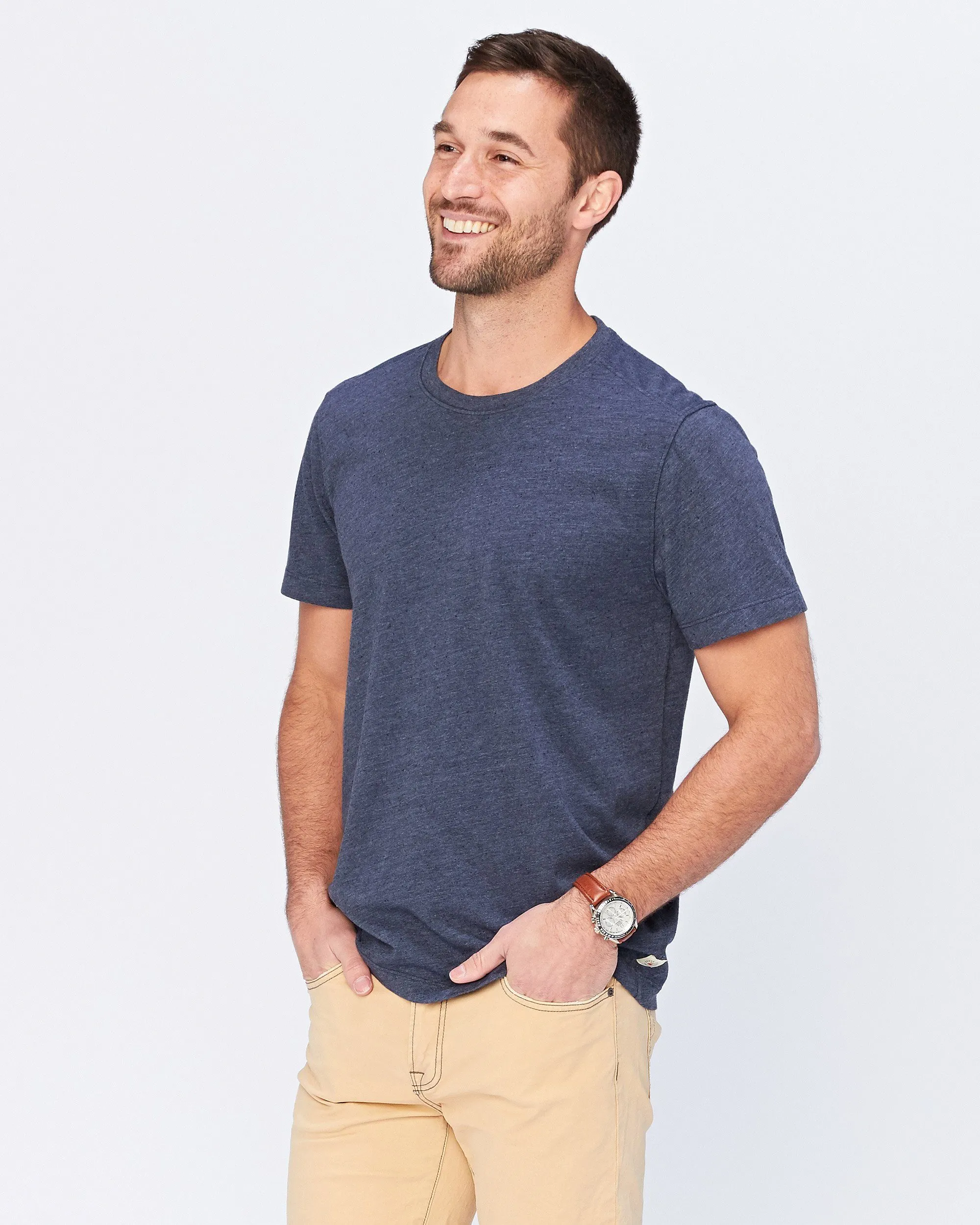 Sideshore Short Sleeve Crew sold by Agave