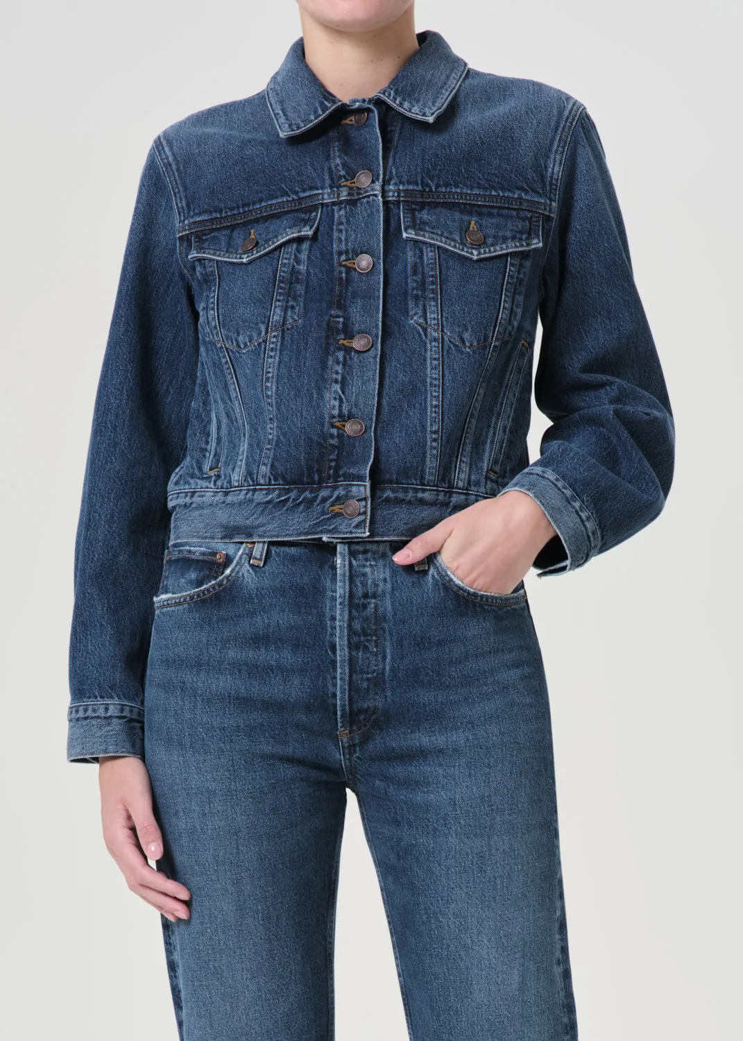 90's Jean Jacket in Control sold by Agolde product image thumbnail 2