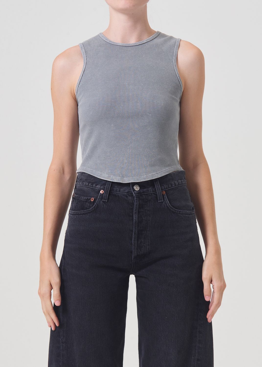 Nova Tank in Mirror Ball sold by Agolde