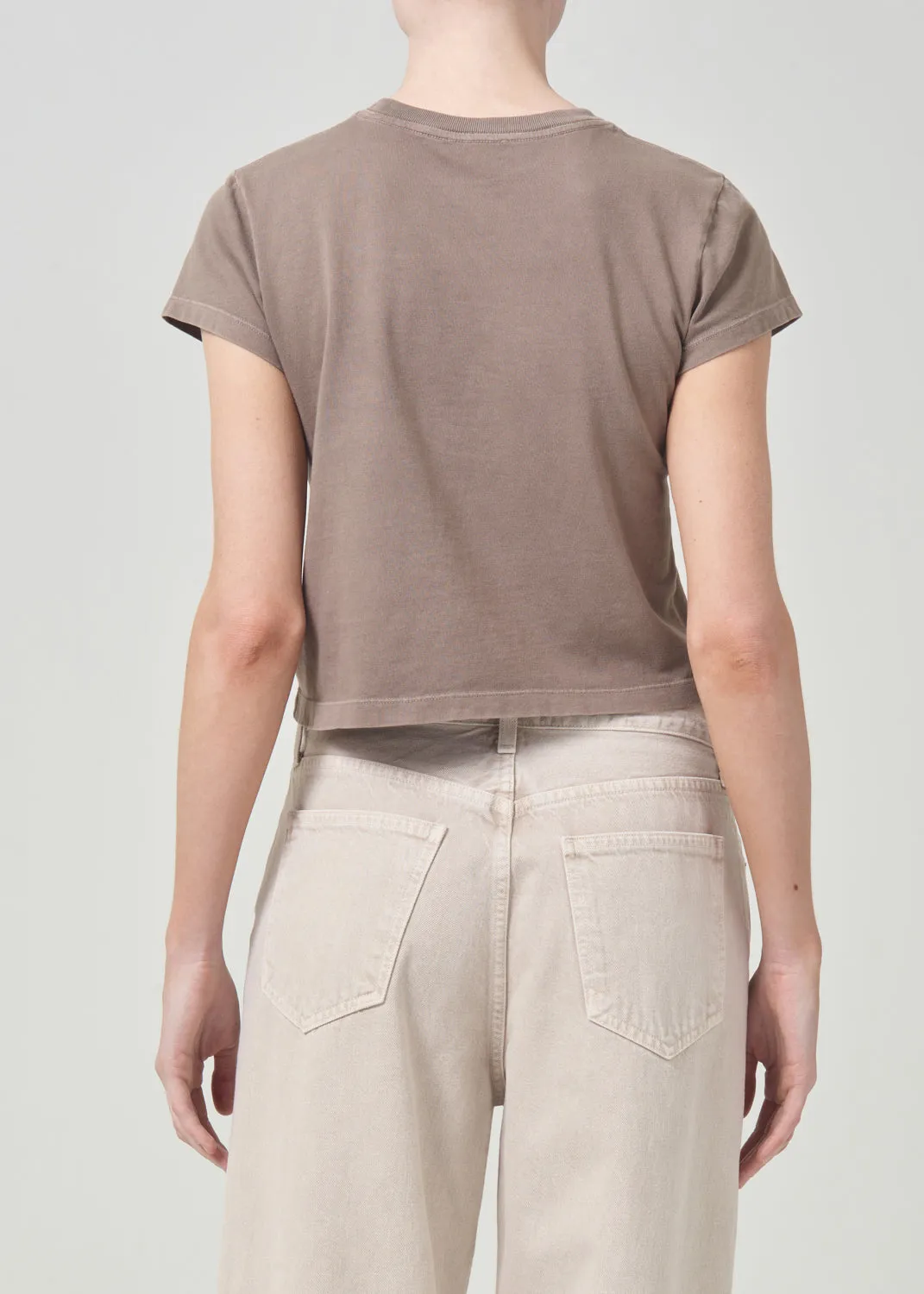 Adine Shrunken Tee in Kiln sold by Agolde product image thumbnail 3