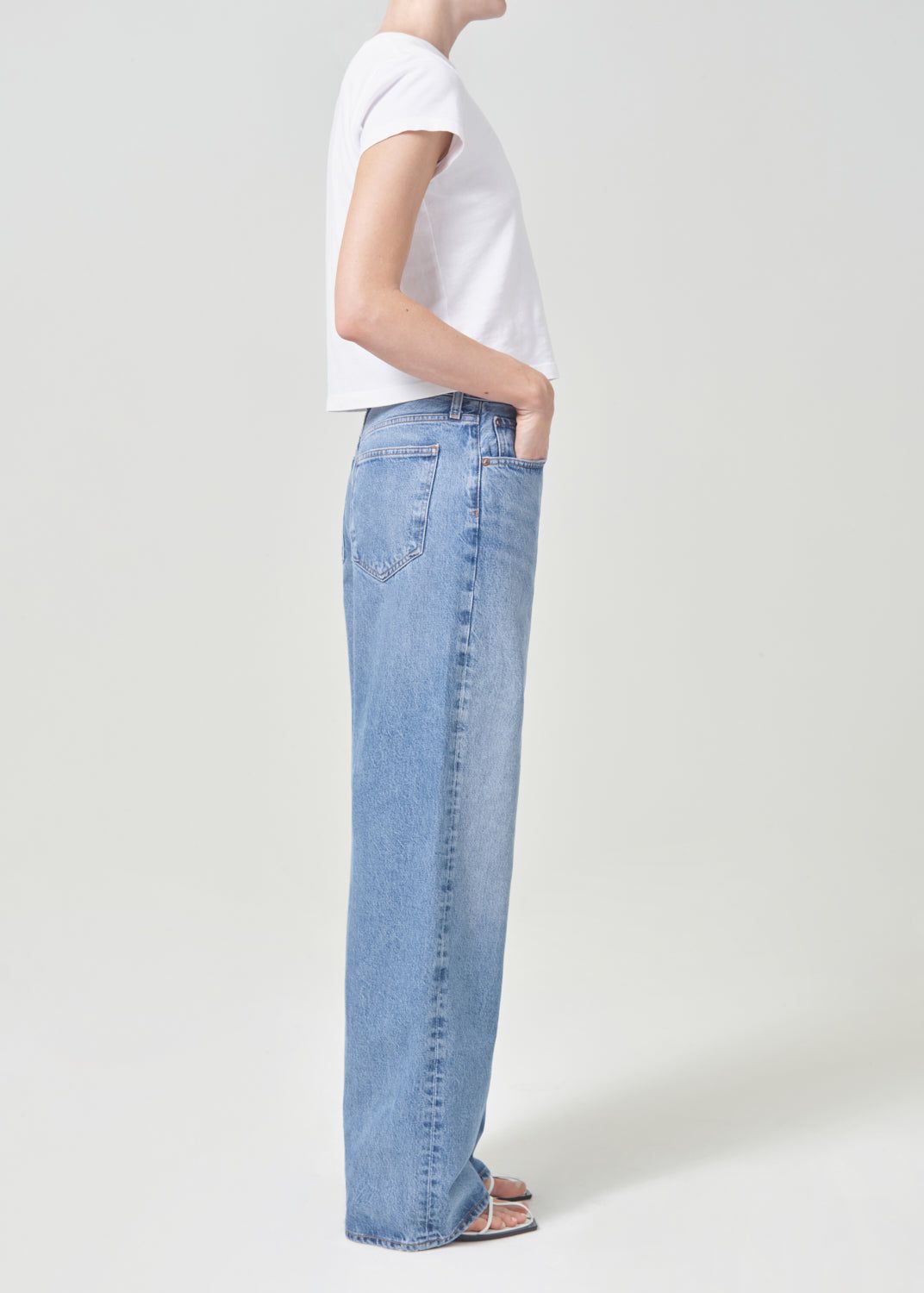 Low Slung Baggy 33" Puddle in Libertine sold by Agolde product image thumbnail 4