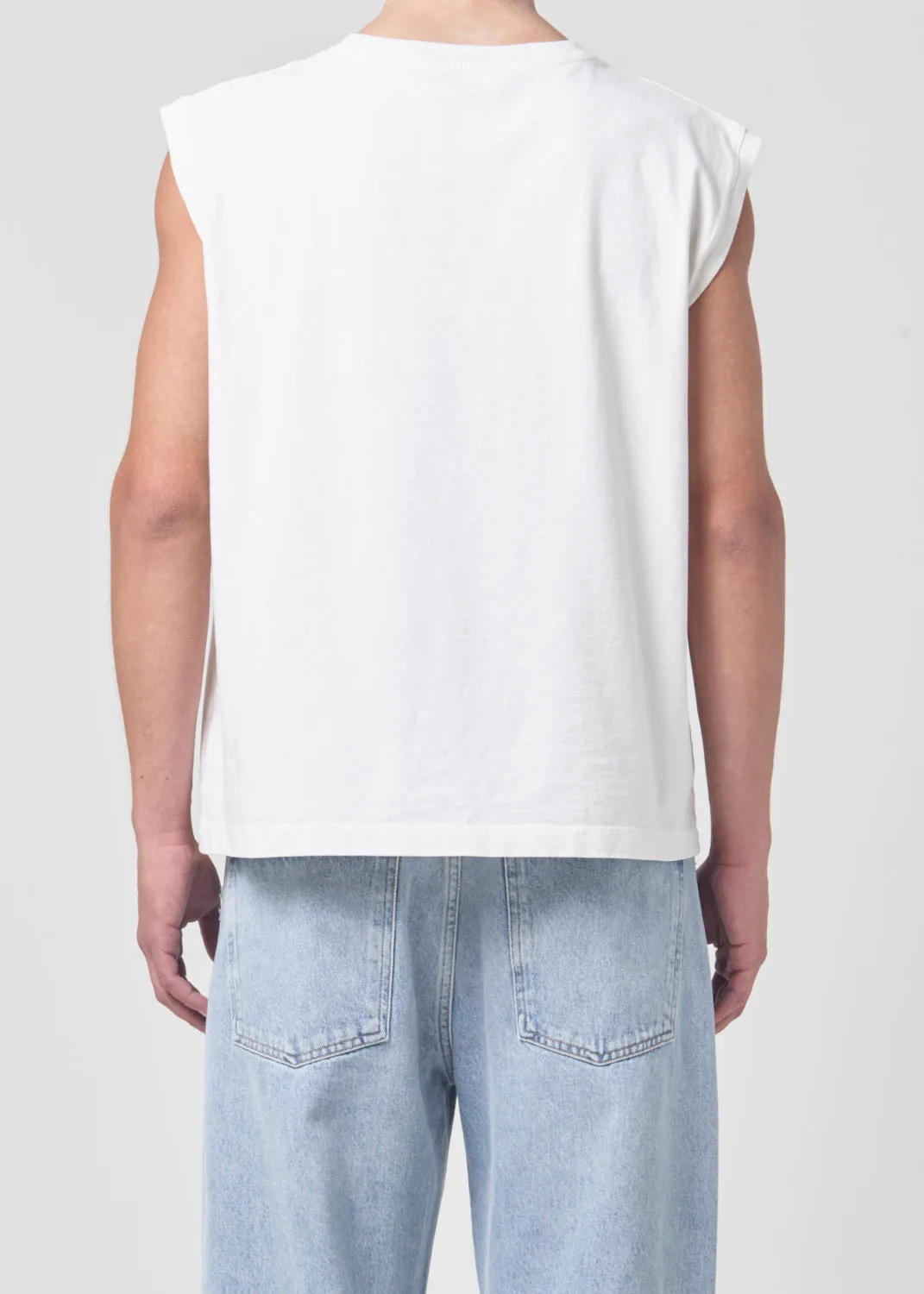 Seth Muscle Tee in Wired sold by Agolde product image thumbnail 4