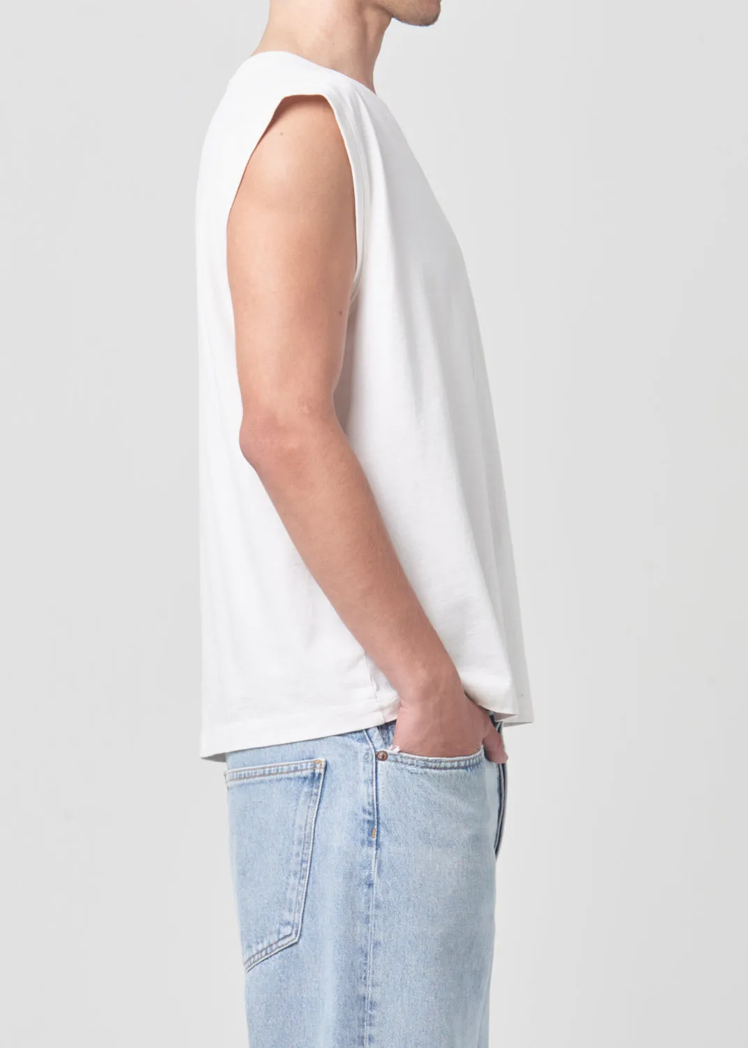 Seth Muscle Tee in Wired sold by Agolde product image thumbnail 3