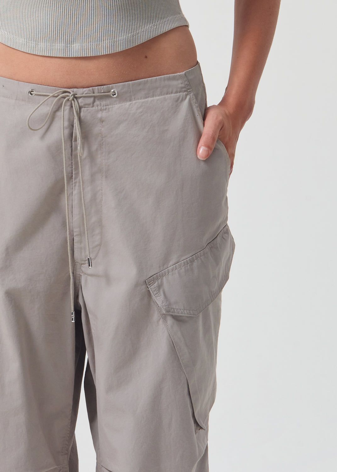 Ginerva Cargo Pant in Drab sold by Agolde product image thumbnail 5