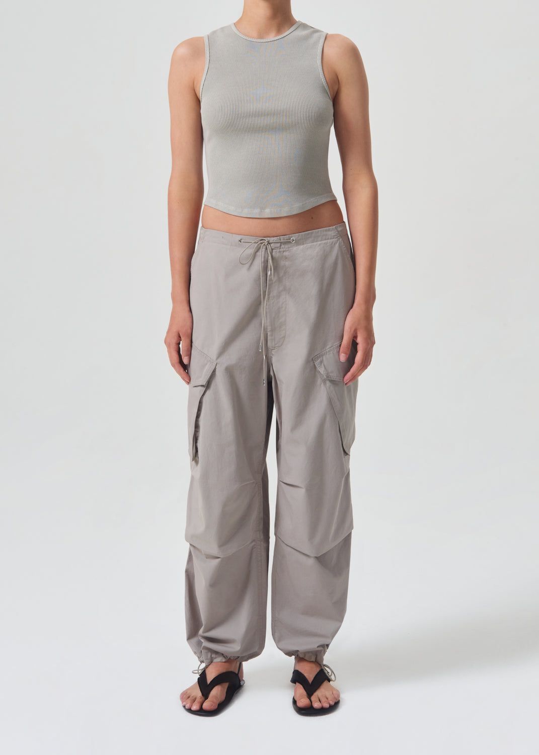 Ginerva Cargo Pant in Drab sold by Agolde