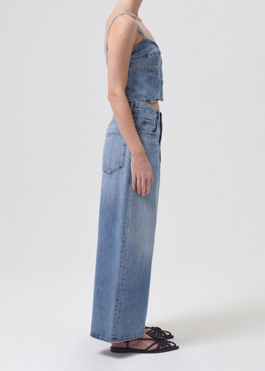Lola Denim Top in Temor sold by Agolde product image thumbnail 3