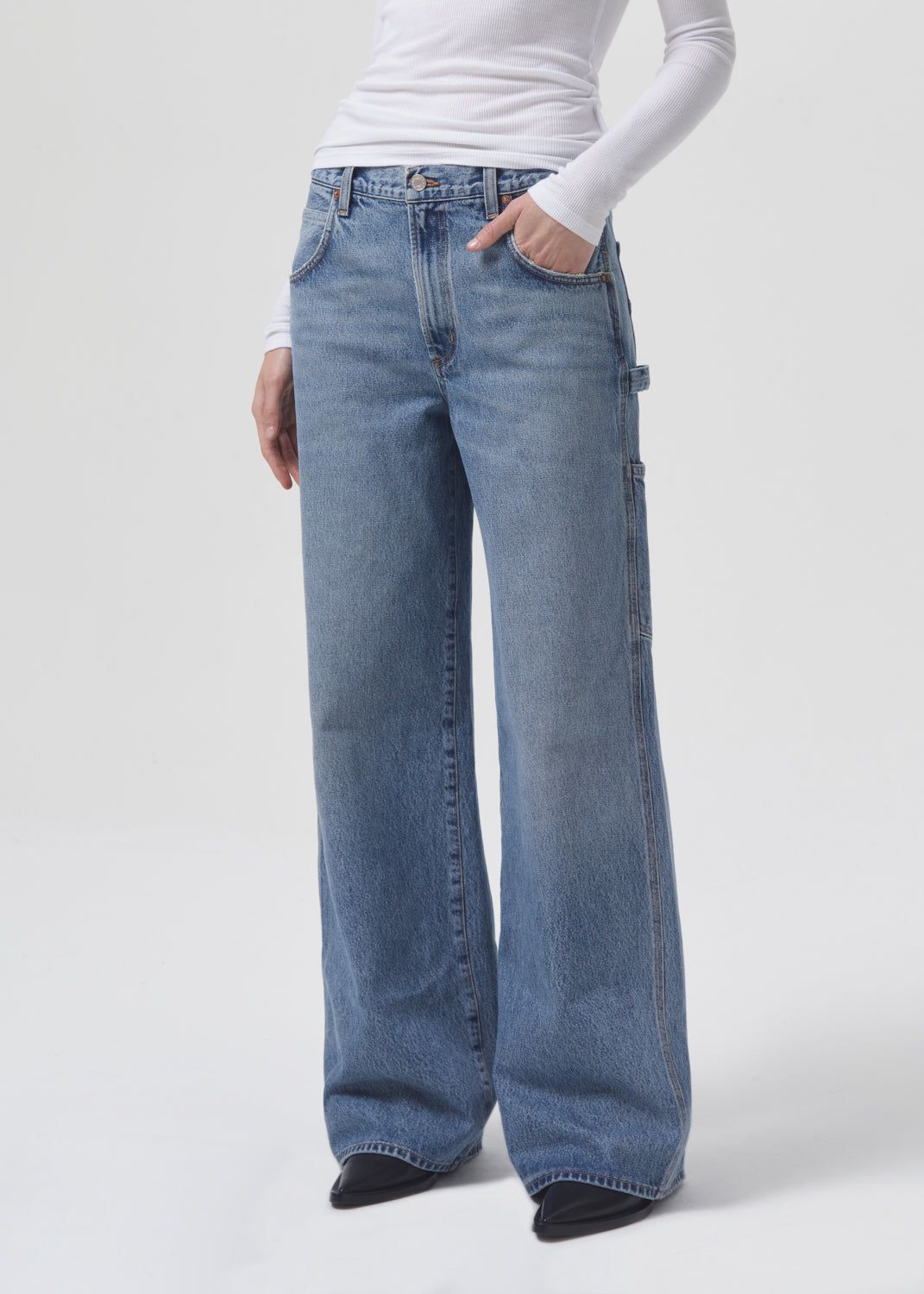 Magda Denim Carpenter in Entrance sold by Agolde product image thumbnail 4