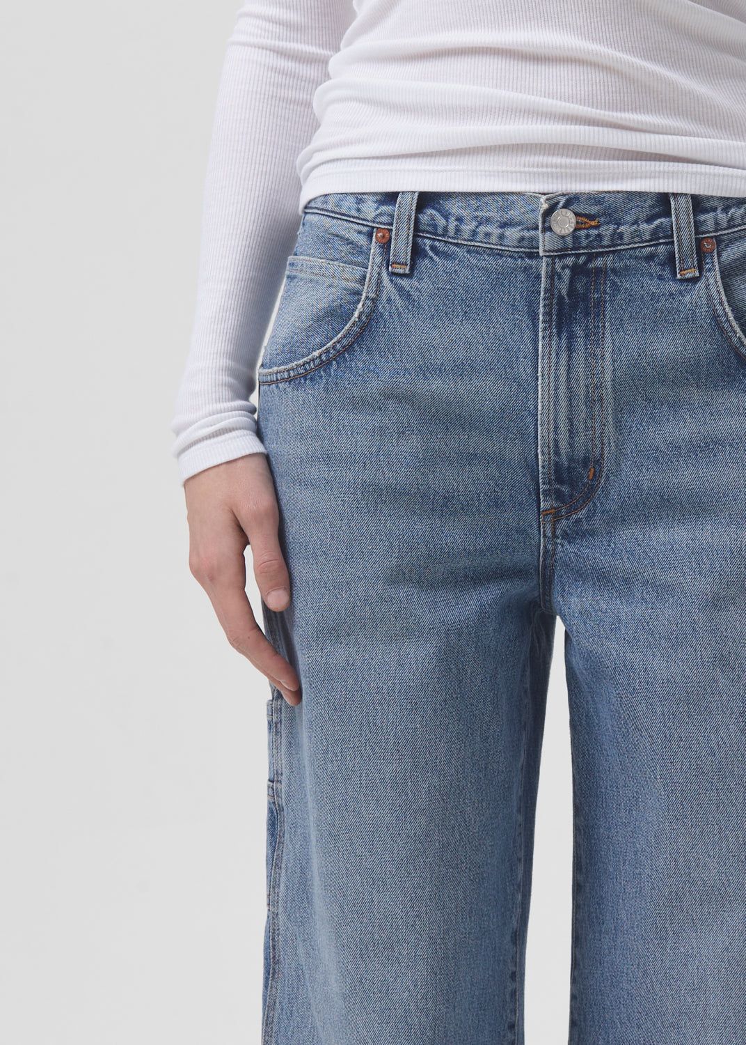 Magda Denim Carpenter in Entrance sold by Agolde product image thumbnail 5