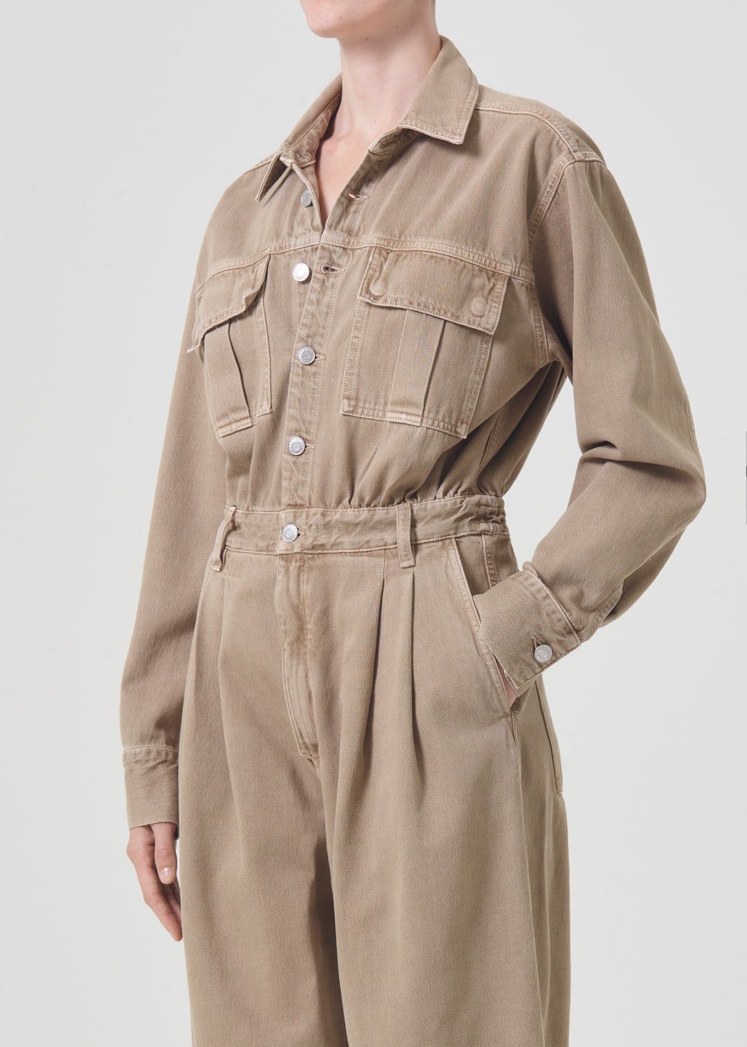 Silka Jumpsuit in Root Beer sold by Agolde product image thumbnail 2