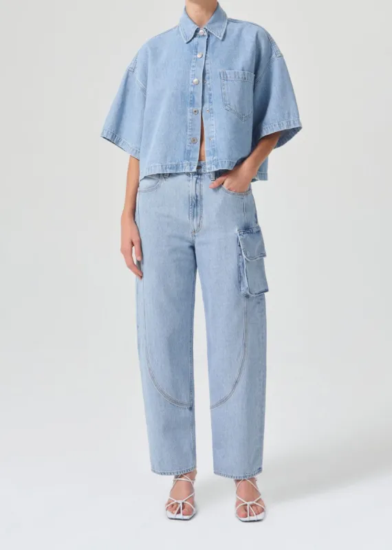 Cass Baggy Cargo in Tomorrow made by Agolde