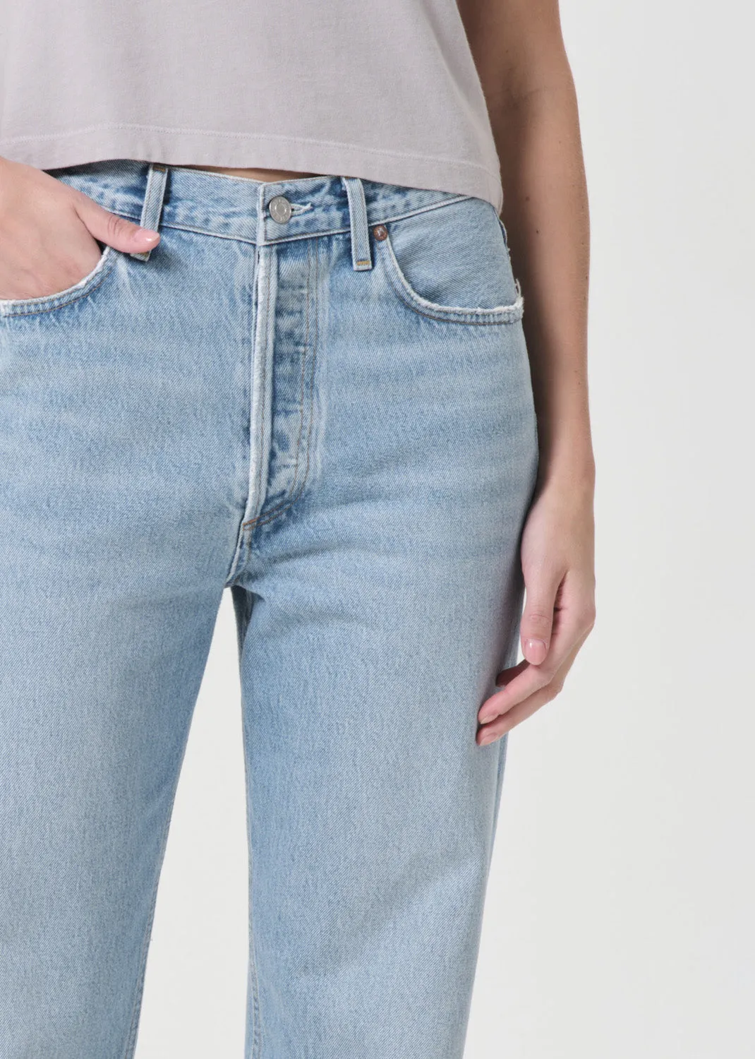 90's Pinch Waist High Rise Straight in Force sold by Agolde product image thumbnail 5