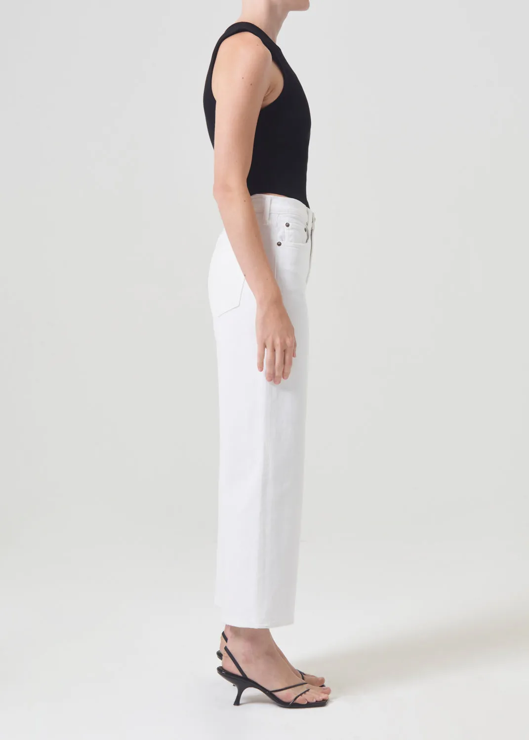 Harper Crop Jean in Sour Cream sold by Agolde product image thumbnail 3