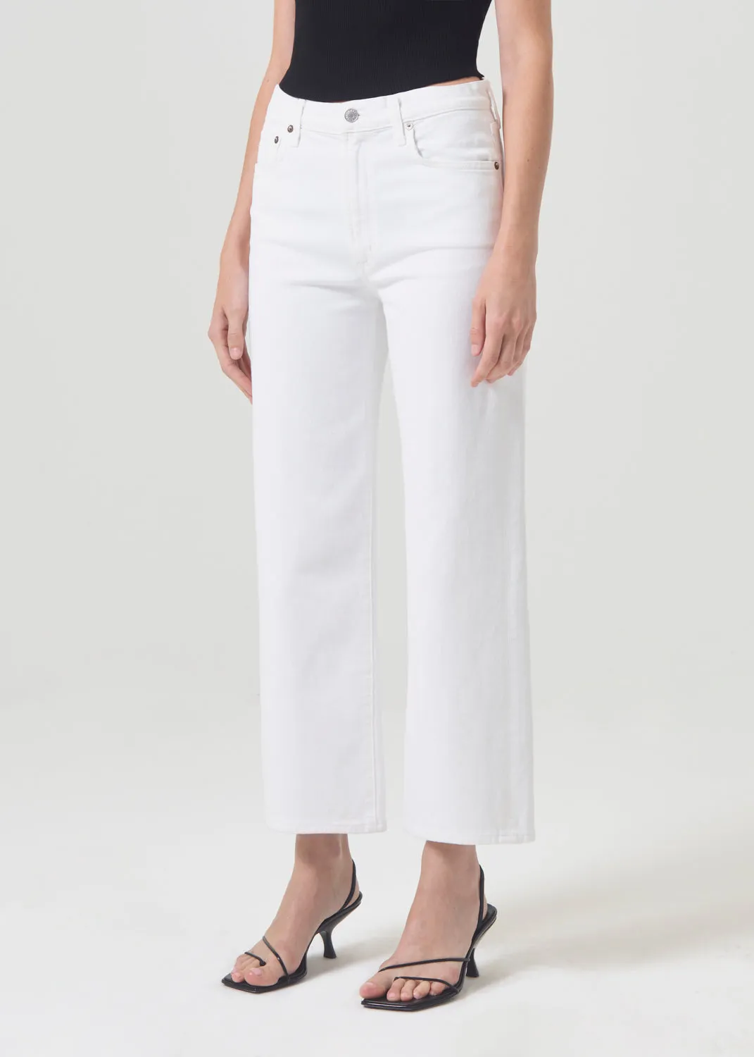 Harper Crop Jean in Sour Cream sold by Agolde product image thumbnail 4