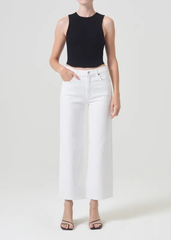 Harper Crop Jean in Sour Cream sold by Agolde