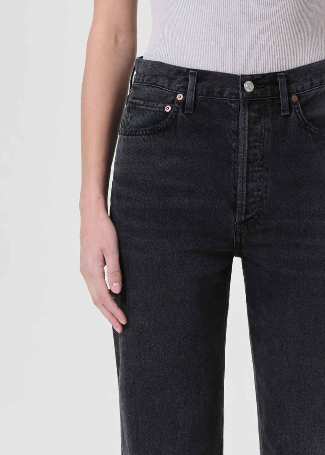 90's Pinch Waist High Rise Straight in Hitch sold by Agolde product image thumbnail 5