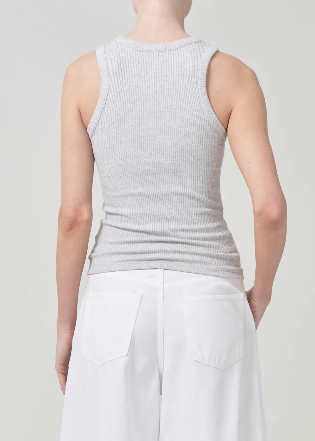 Poppy Tank in Grey Heather sold by Agolde product image thumbnail 3