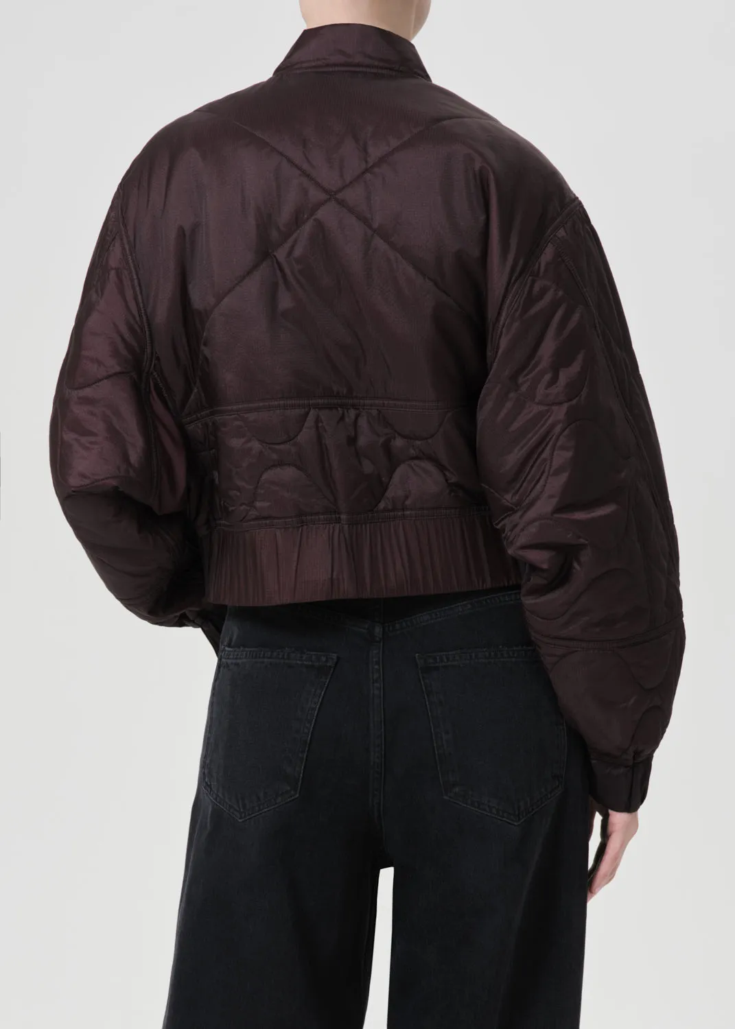 Iona Quilted Jacket in Infusion sold by Agolde product image thumbnail 2