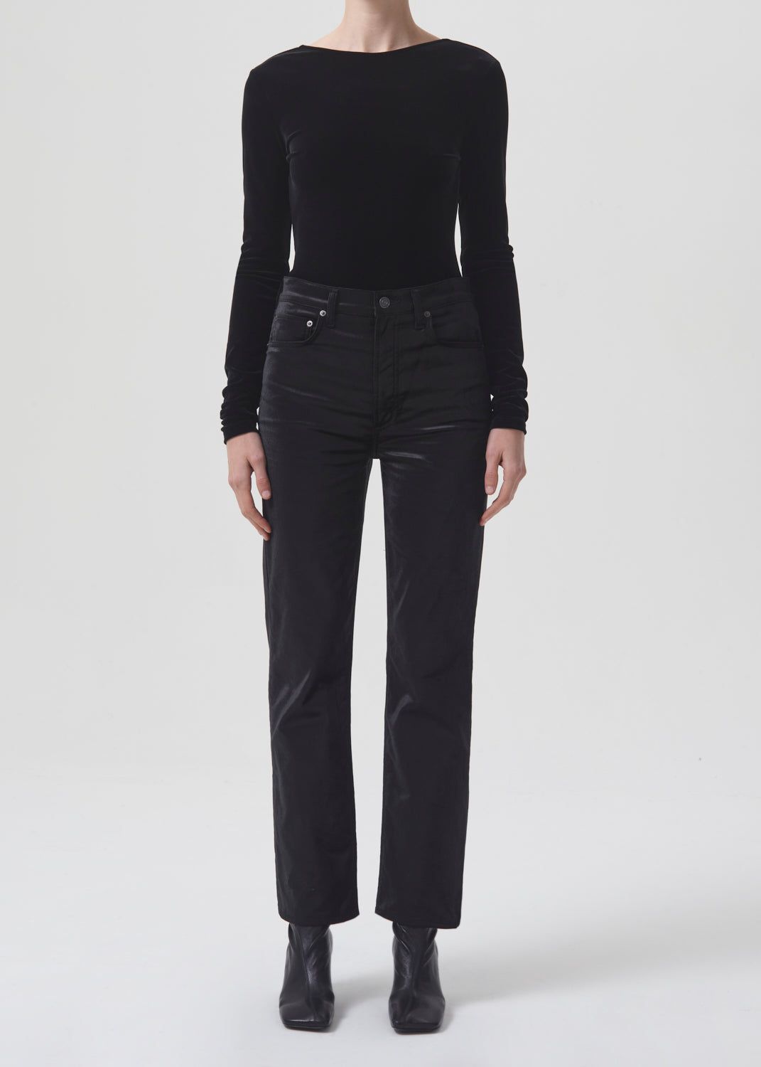 Corrin Bodysuit in Black sold by Agolde product image thumbnail 2