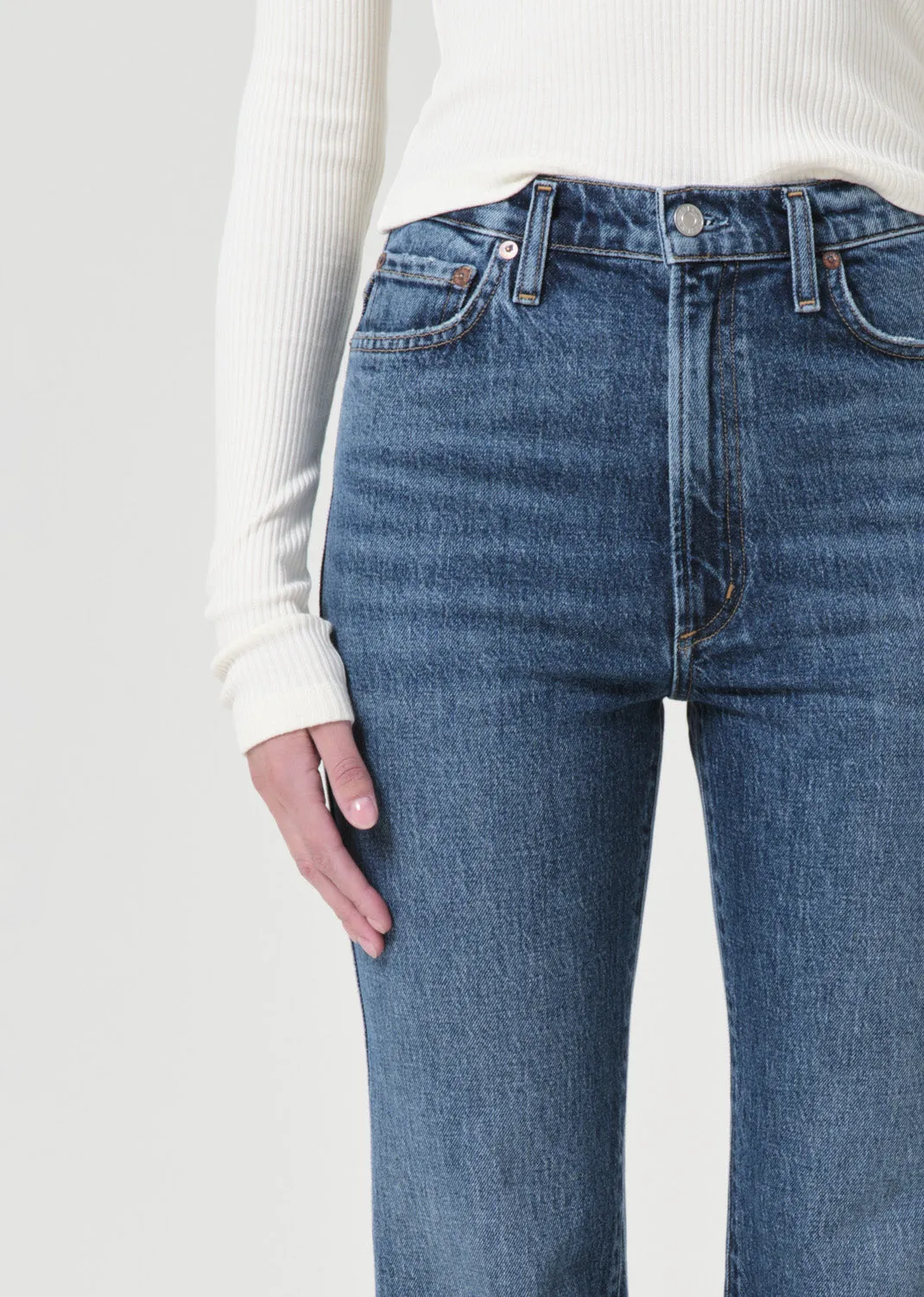 Pinch Waist Kick Flare in Fix sold by Agolde product image thumbnail 4