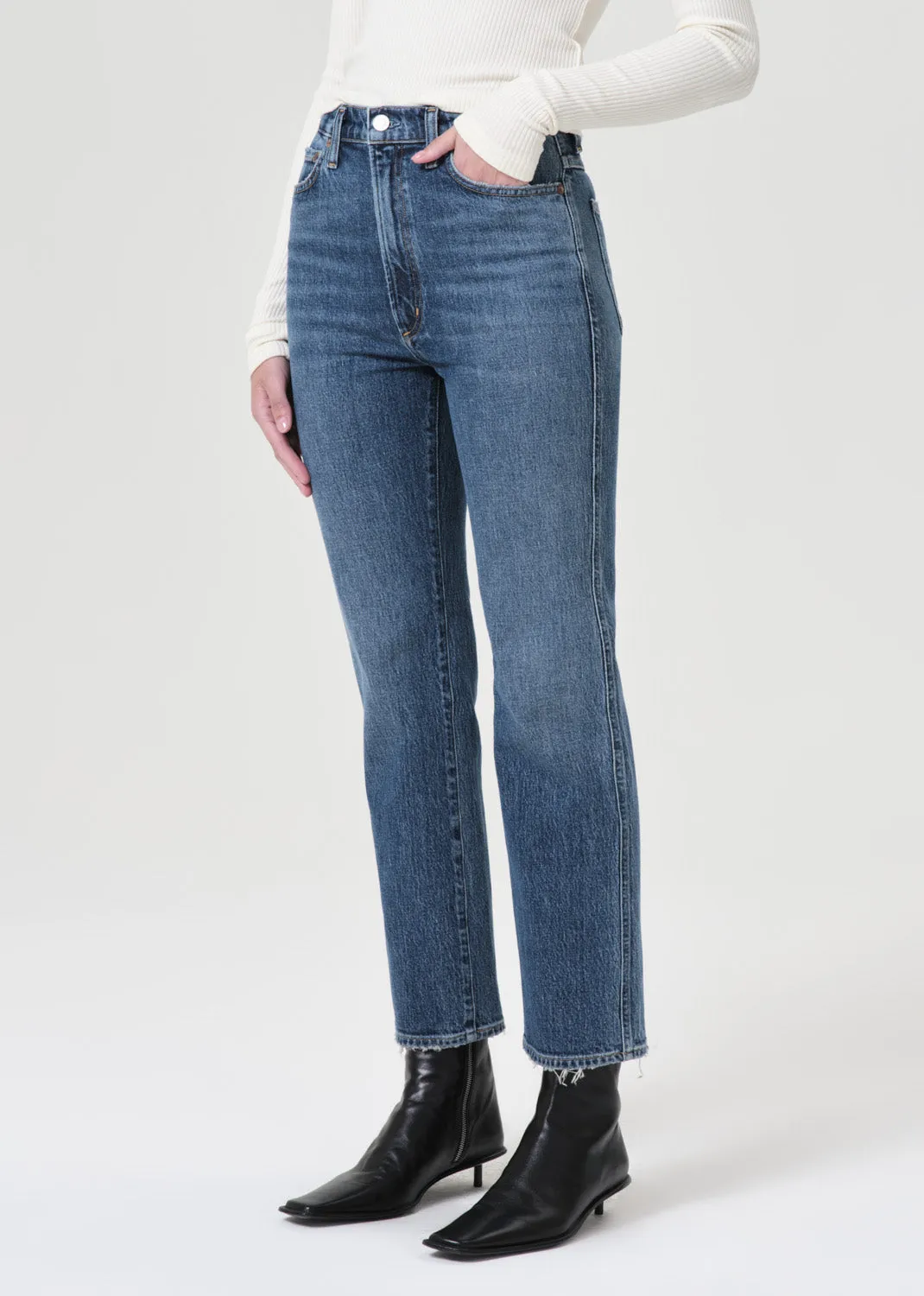 Pinch Waist Kick Flare in Fix sold by Agolde product image thumbnail 5