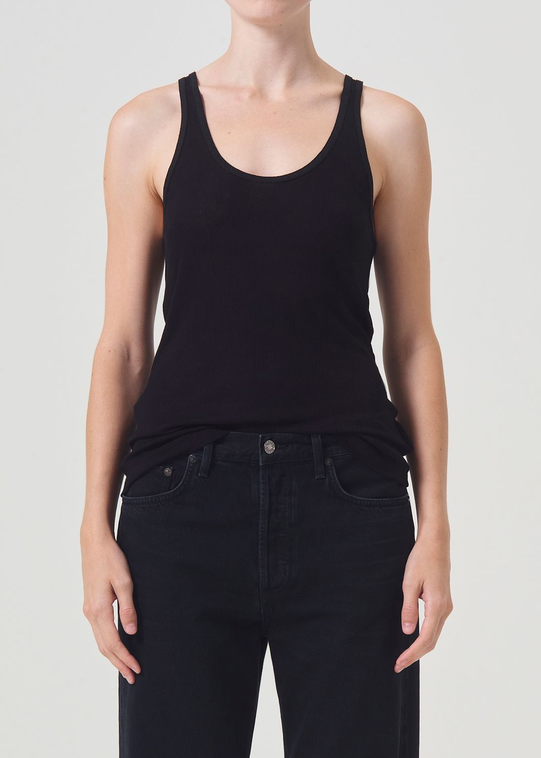 Karla Tank in Black sold by Agolde