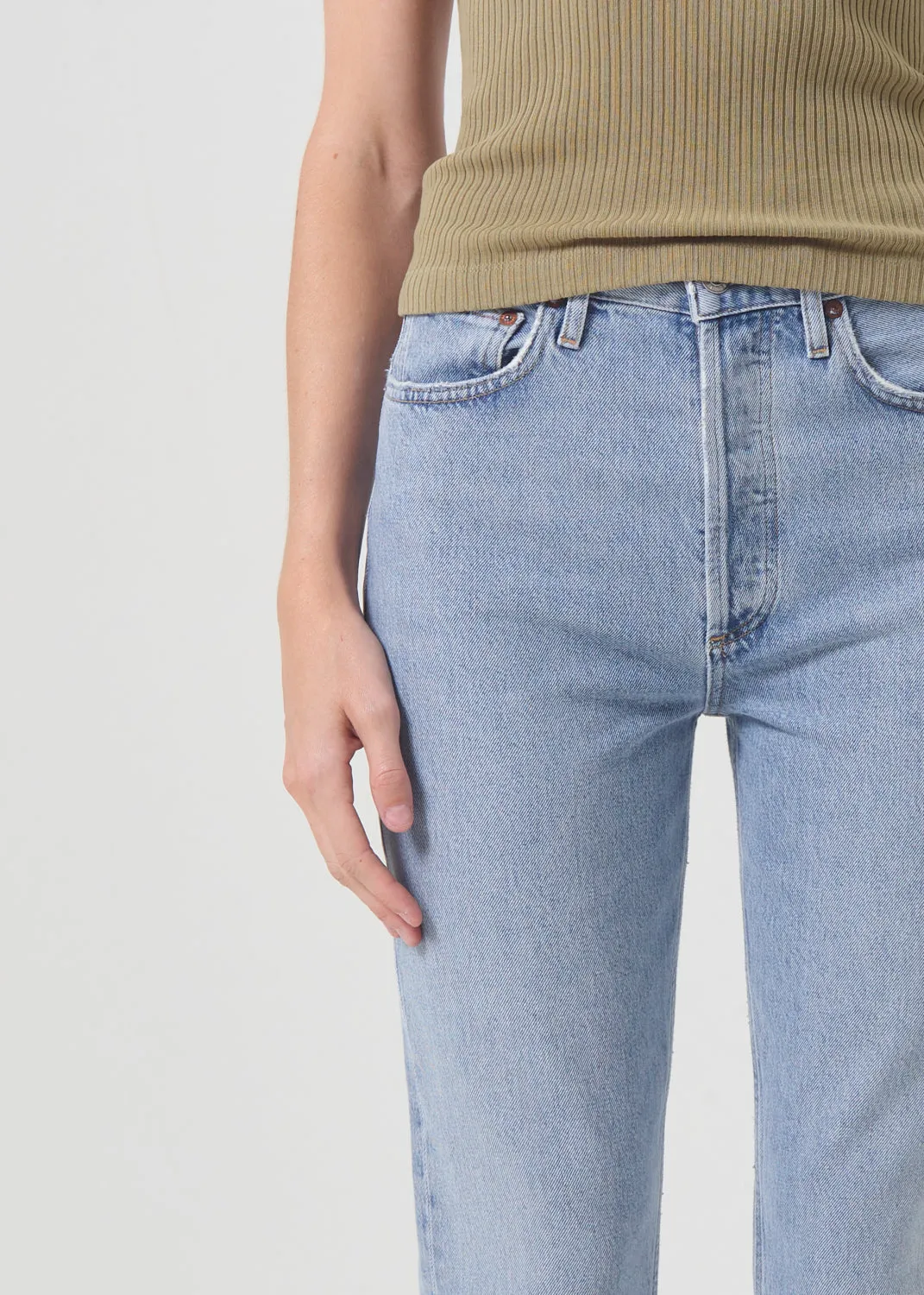 Riley High Rise Straight Crop in Dimension sold by Agolde product image thumbnail 5