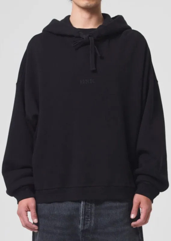 Dayne Hoodie in Black made by Agolde