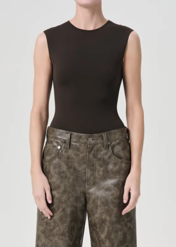 Aura Bodysuit in Potion sold by Agolde