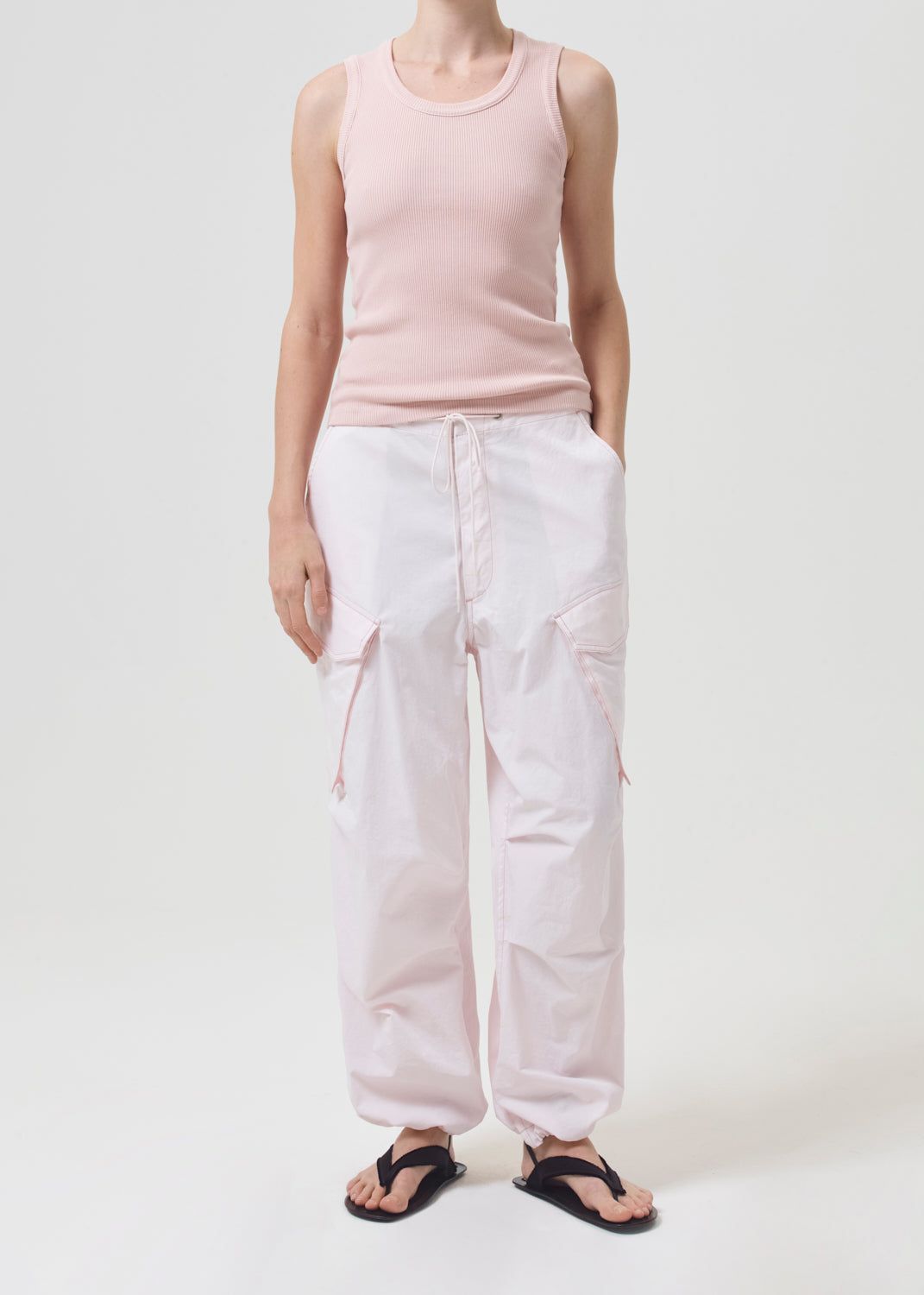 Ginerva Cargo Pant in Cotton Candy sold by Agolde