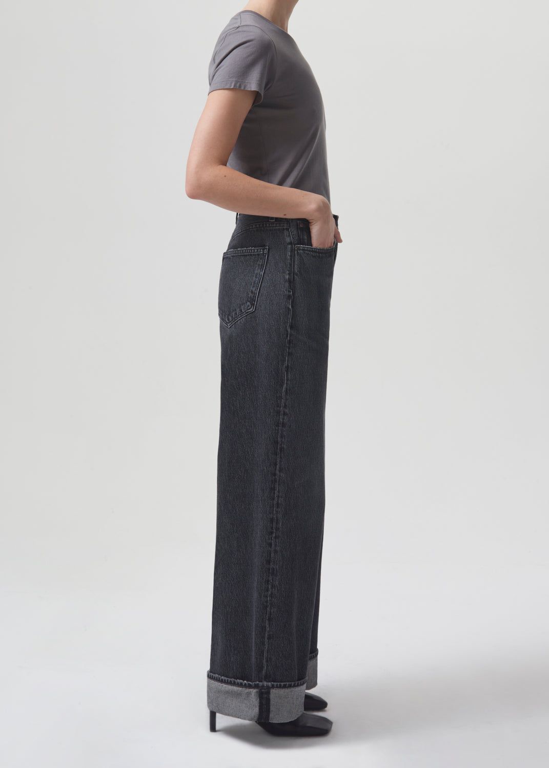 Annise Slim Tee in Owl sold by Agolde product image thumbnail 3
