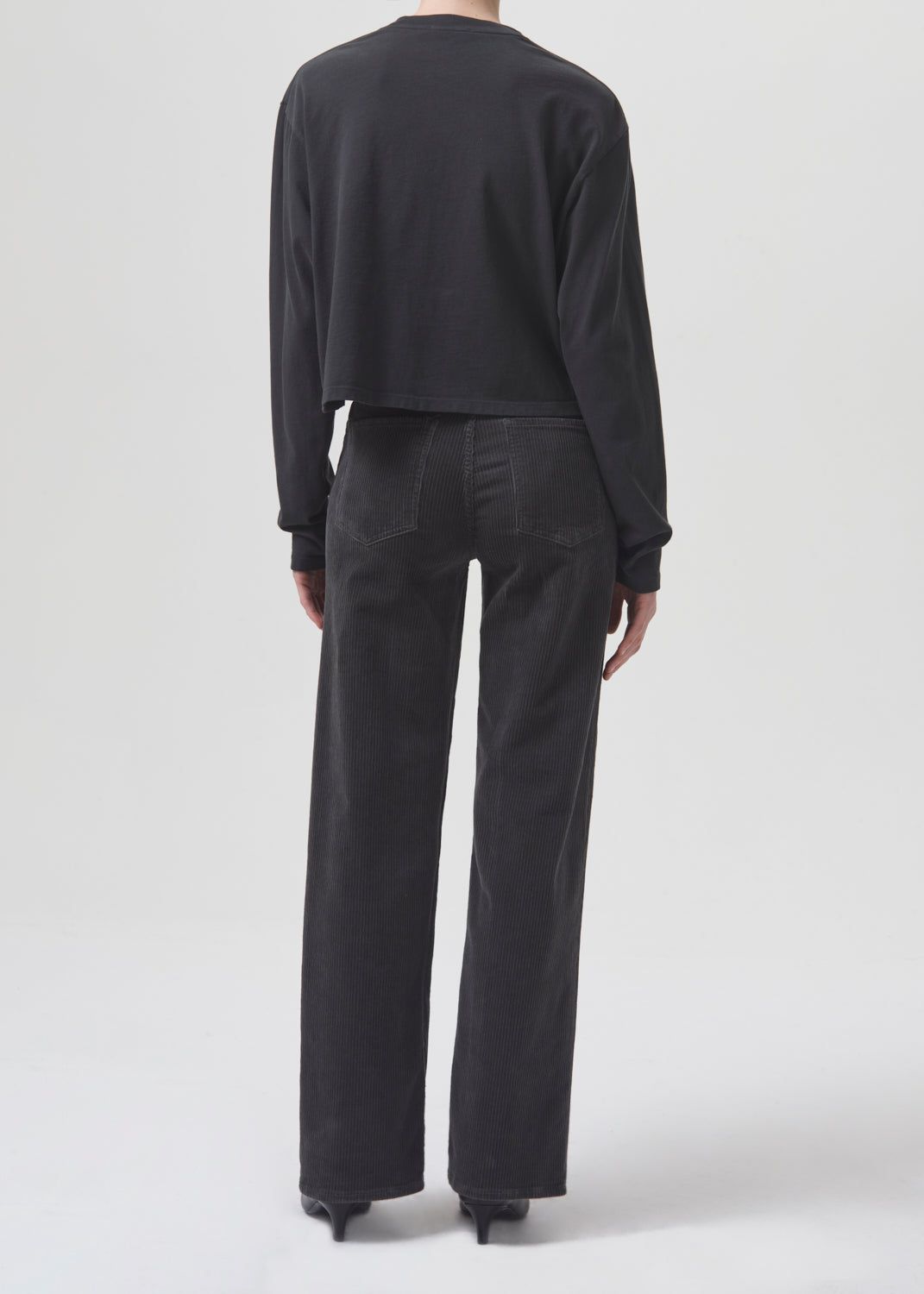 Mason Crop Tee in Marker sold by Agolde product image thumbnail 2